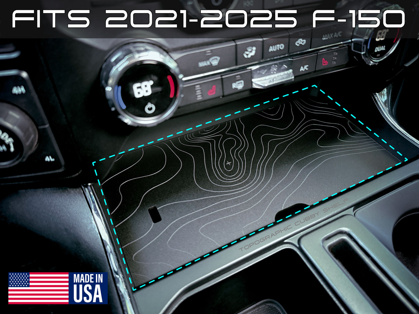 F-150 "Glass" Cubby Shelf