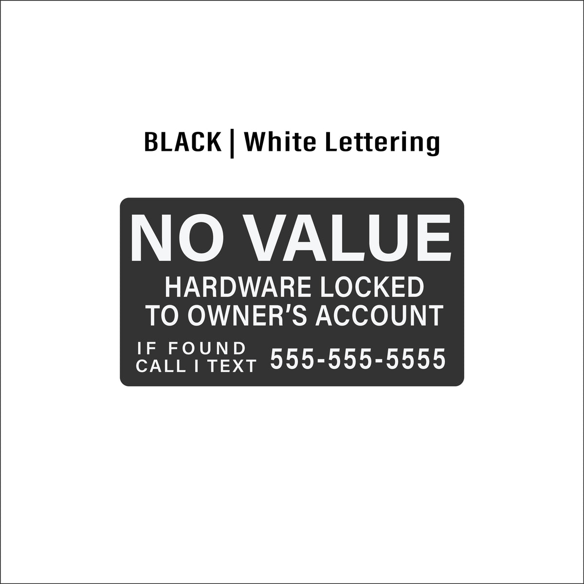 STARLINK Anti-Theft Hard Label