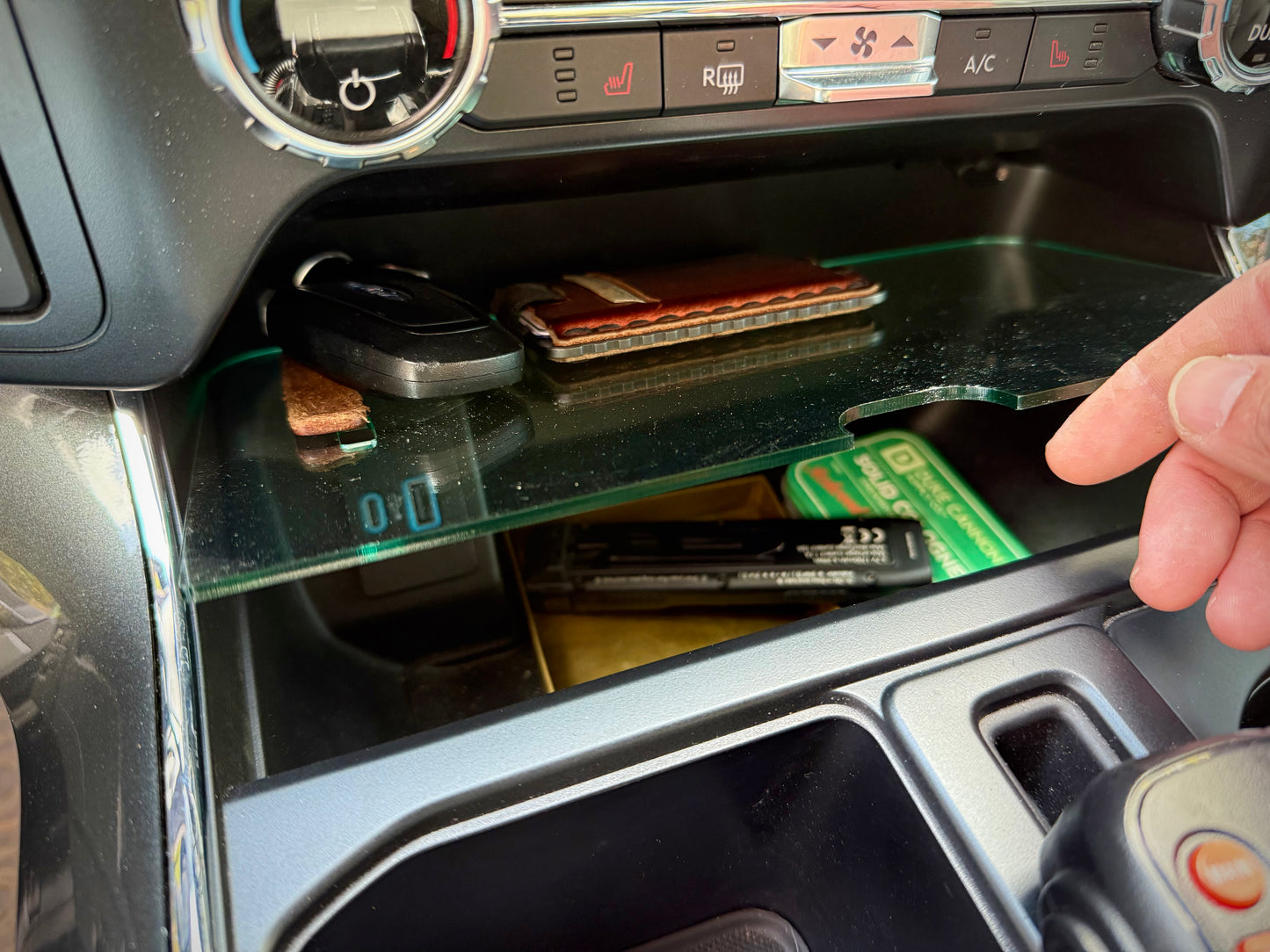 F-150 "Glass" Cubby Shelf