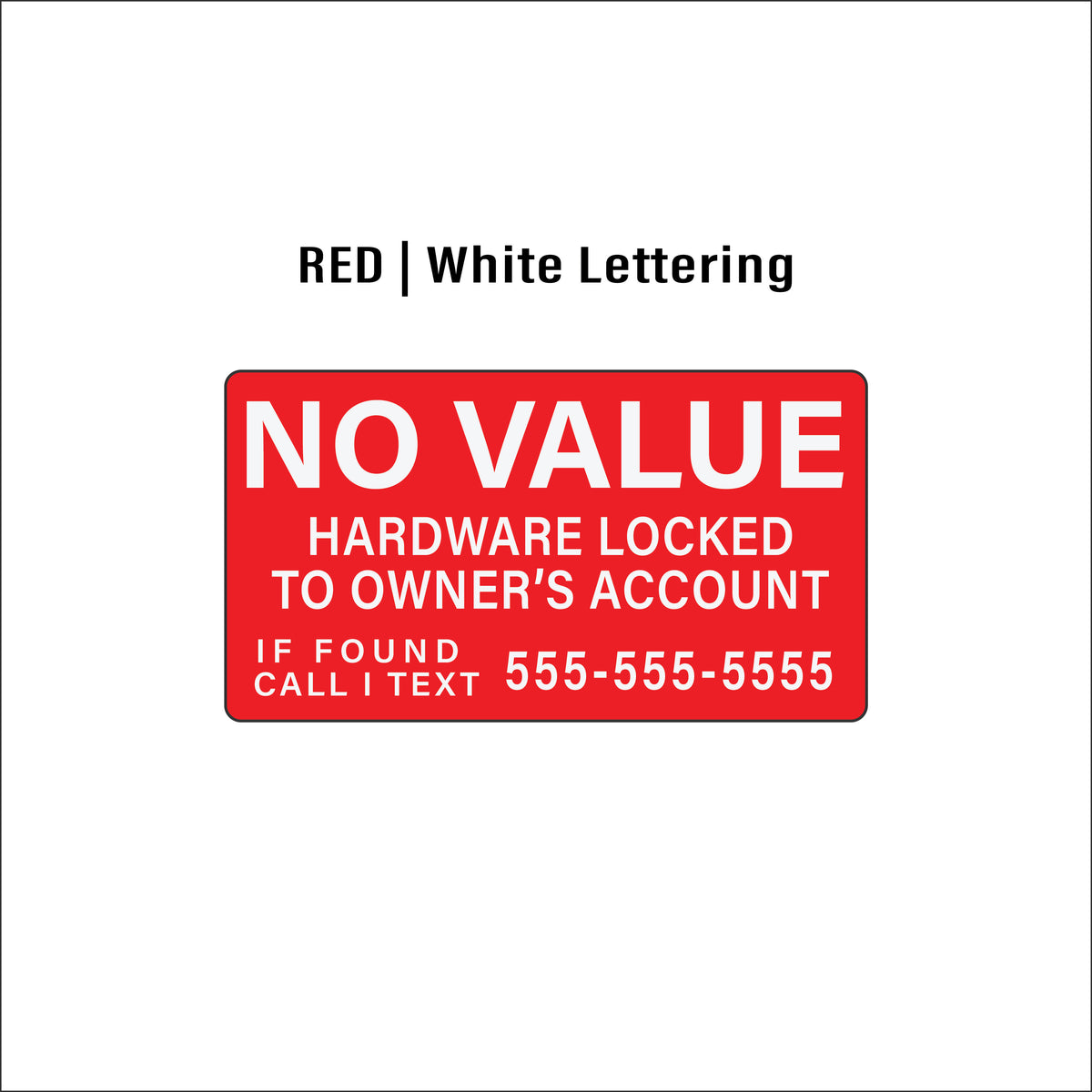 STARLINK Anti-Theft Hard Label